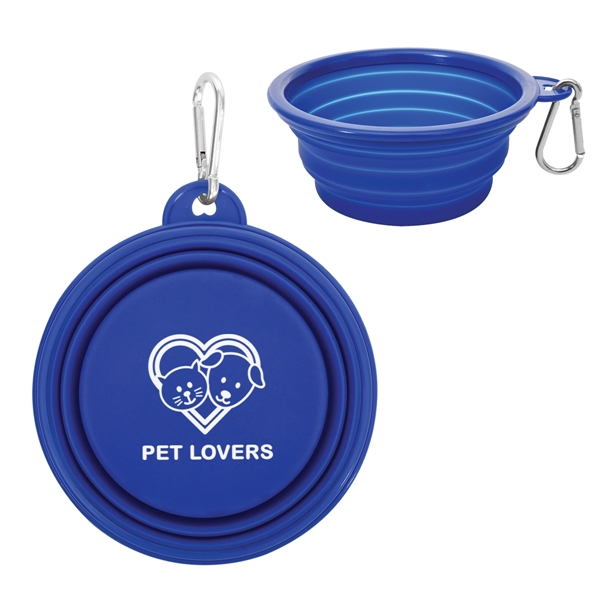 Collapsible pet bowl for giving you dog a drink of water... from ASI 61125 Hit Promotional Products / Hit®