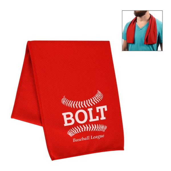 Cooling sport towel for keeping cool when active or on a... from ASI 61125 Hit Promotional Products / Hit®