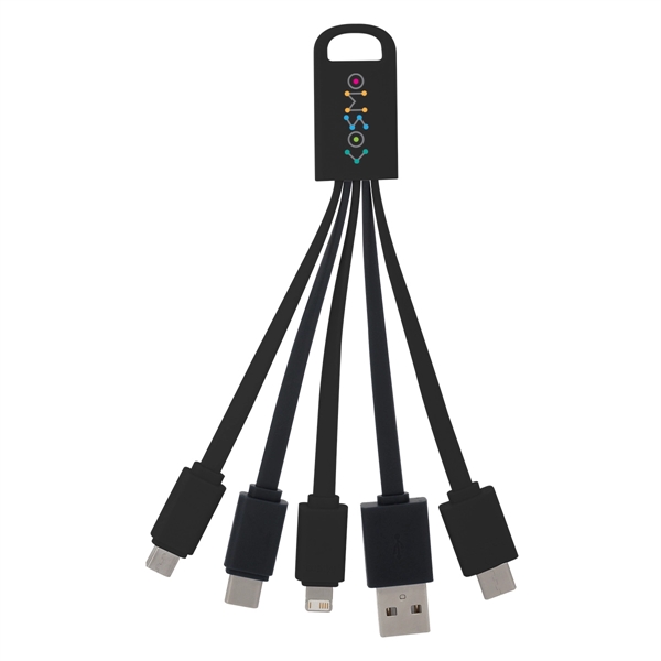 5-in-1 Cosmo charging buddy with various connectors for keeping phones and... from ASI 61125 Hit Promotional Products / Hit®