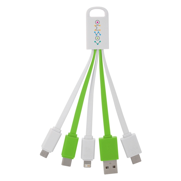 5-in-1 Cosmo charging buddy with various connectors for keeping phones and... from ASI 61125 Hit Promotional Products / Hit®