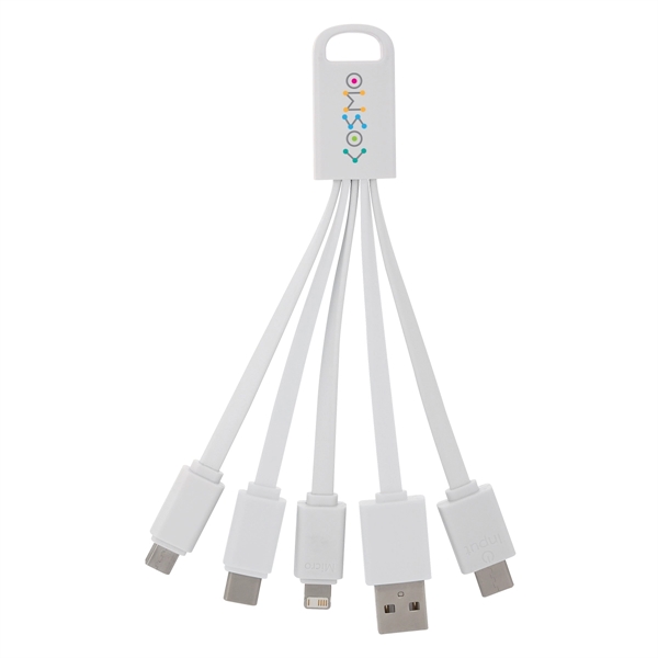 5-in-1 Cosmo charging buddy with various connectors for keeping phones and... from ASI 61125 Hit Promotional Products / Hit®