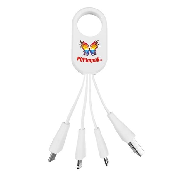 4 cables, one with USB tip, the others are Micro USB... from ASI 90154 Sunjoy Group Inc