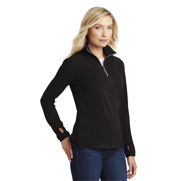 Port Authority Ladies Microfleece 1/2-Zip Pullover.... from ASI 84863 SanMar