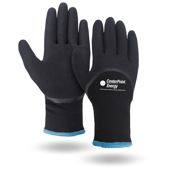 Extreme winter palm dipped gloves, cut, puncture and abrasion-resistant palm.... from ASI 62192 Illinois Glove Co / Honest Abe®