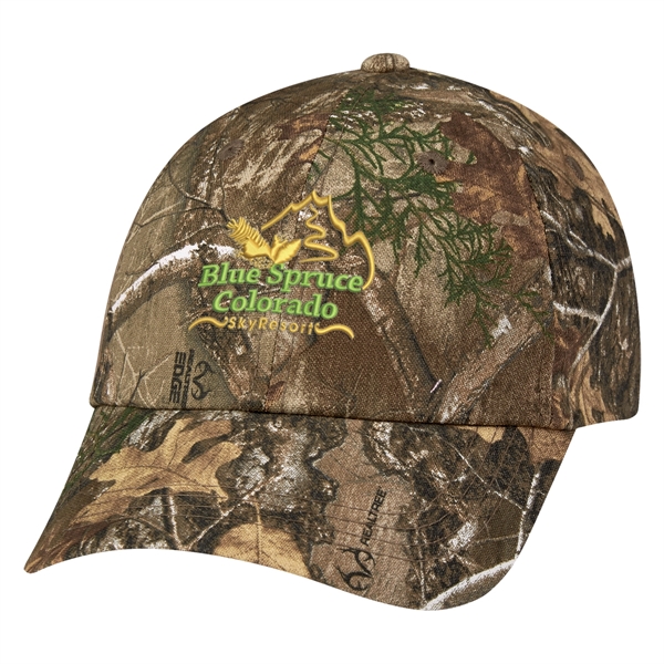 Hunter's Hideaway Camouflage Cap.  60% Cotton/40% Polyester.  6 Panel,... from ASI 61125 Hit Promotional Products / Hit®