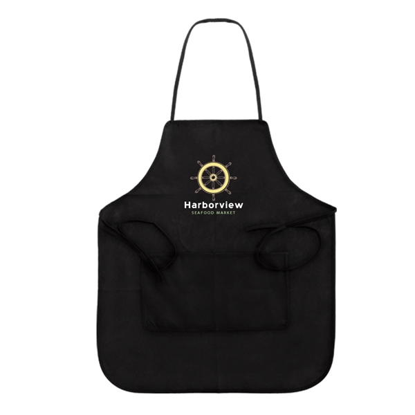 Non-Woven Full Apron.  Made Of 80 Gram Non-Woven, Coated Water-Resistant... from ASI 61125 Hit Promotional Products / Hit®