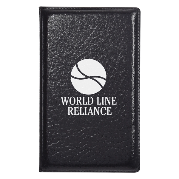 Leather look padfolio with sticky note pads and flags.... from ASI 61125 Hit Promotional Products / Hit®