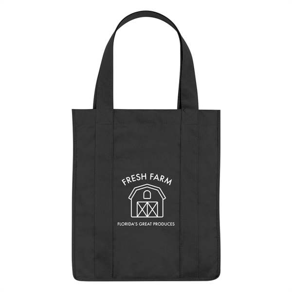 Non-Woven Shopper Tote Bag.  Made of 80 Gram Non-Woven, Coated... from ASI 61125 Hit Promotional Products / Hit®