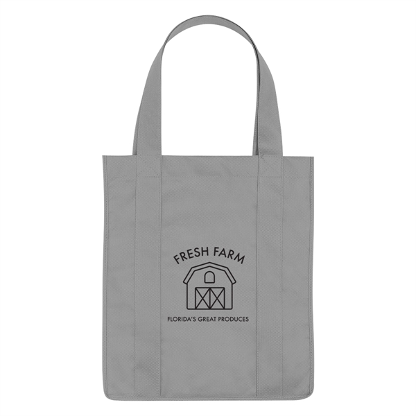 Non-Woven Shopper Tote Bag.  Made of 80 Gram Non-Woven, Coated... from ASI 61125 Hit Promotional Products / Hit®