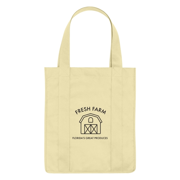 Non-Woven Shopper Tote Bag.  Made of 80 Gram Non-Woven, Coated... from ASI 61125 Hit Promotional Products / Hit®