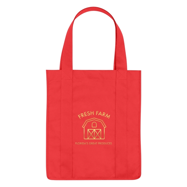Non-Woven Shopper Tote Bag.  Made of 80 Gram Non-Woven, Coated... from ASI 61125 Hit Promotional Products / Hit®