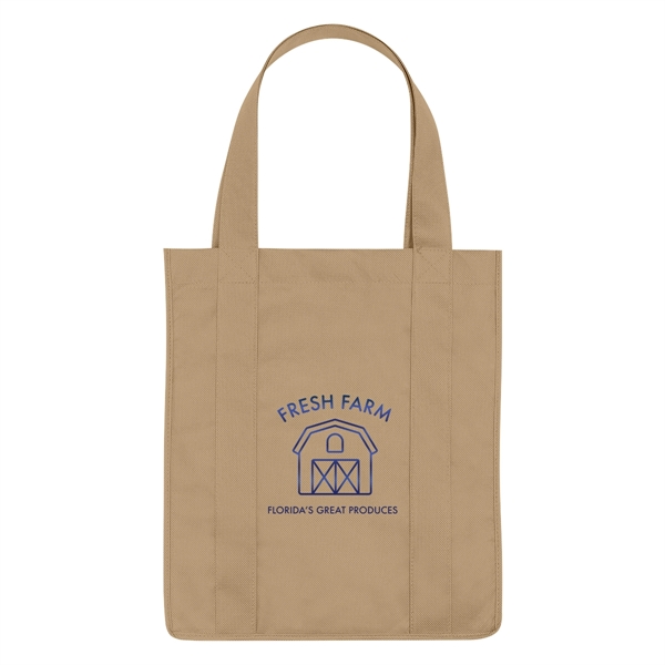 Non-Woven Shopper Tote Bag.  Made of 80 Gram Non-Woven, Coated... from ASI 61125 Hit Promotional Products / Hit®