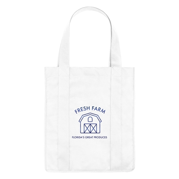 Non-Woven Shopper Tote Bag.  Made of 80 Gram Non-Woven, Coated... from ASI 61125 Hit Promotional Products / Hit®
