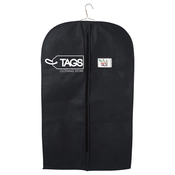 Non-woven garment bag with front zipper and identification window.... from ASI 61125 Hit Promotional Products / Hit®