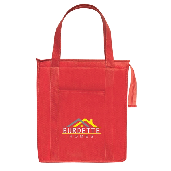 Non-Woven Insulated Shopper Tote Bag.  Made Of 80 Gram Non-Woven,... from ASI 61125 Hit Promotional Products / Hit®