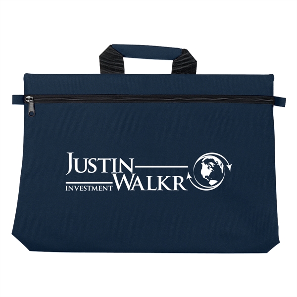 Document bag with padded handle, 600 denier polyester.... from ASI 61125 Hit Promotional Products / Hit®