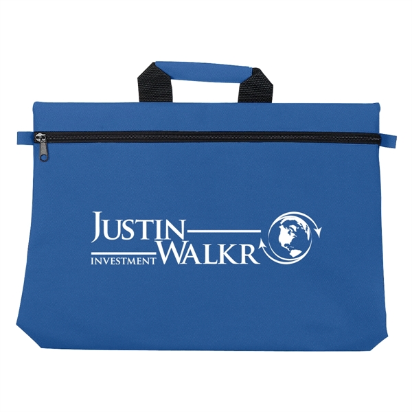 Document bag with padded handle, 600 denier polyester.... from ASI 61125 Hit Promotional Products / Hit®