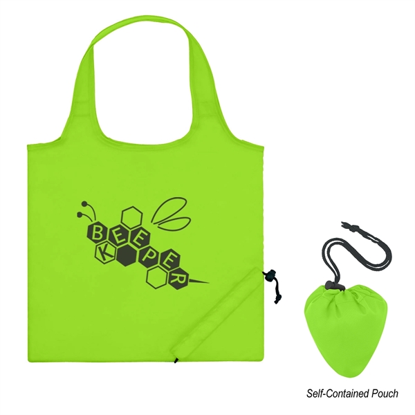 Foldaway Tote.  Made of 210 Denier Polyester.  18" Handles.... from ASI 61125 Hit Promotional Products / Hit®