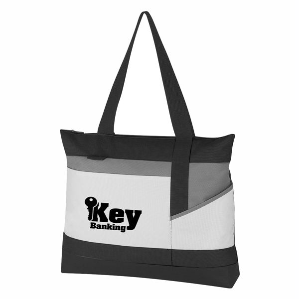 Advantage Tote Bag.  Made of 600 Denier Polyester.  Outside... from ASI 61125 Hit Promotional Products / Hit®