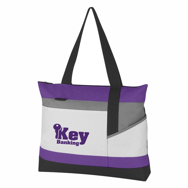 Advantage Tote Bag.  Made of 600 Denier Polyester.  Outside... from ASI 61125 Hit Promotional Products / Hit®