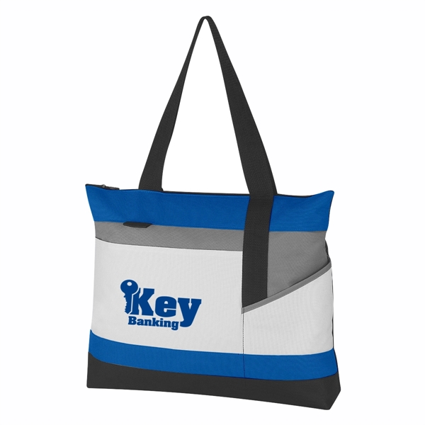 Advantage Tote Bag.  Made of 600 Denier Polyester.  Outside... from ASI 61125 Hit Promotional Products / Hit®
