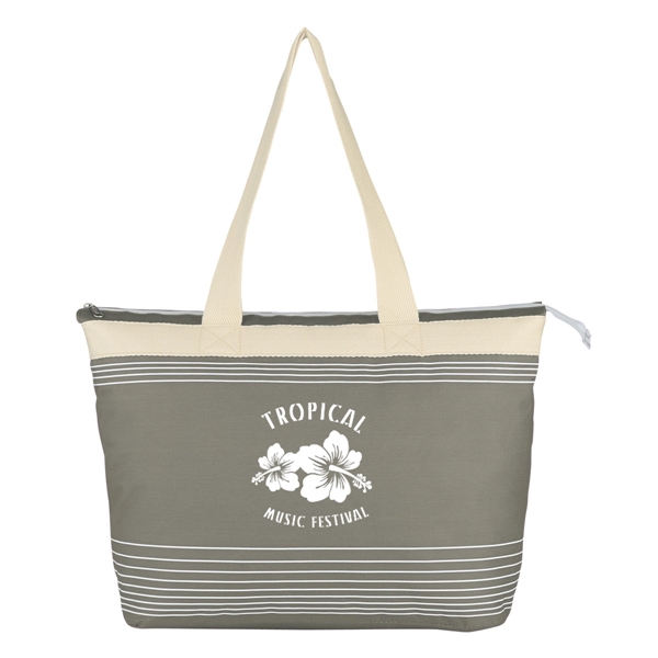 Marina Tote.  Made of 600 Denier Polyester.  Top Zippered... from ASI 61125 Hit Promotional Products / Hit®