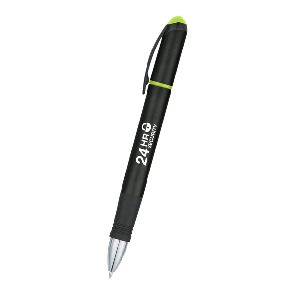 Ballpoint pen with yellow highlighter.... from ASI 61125 Hit Promotional Products / Hit®