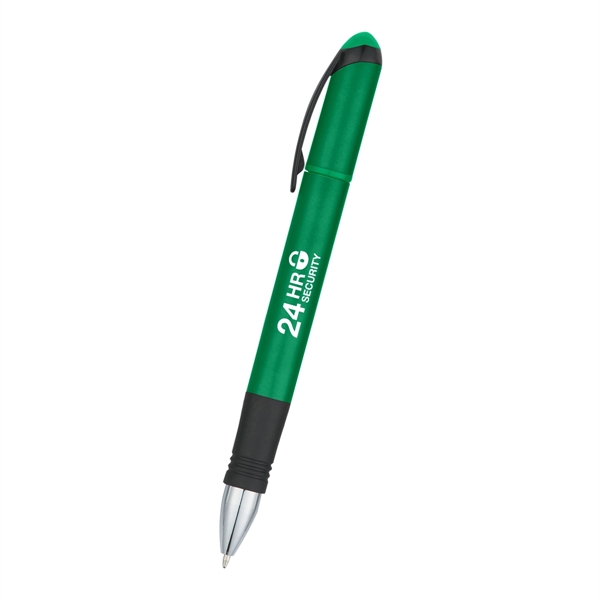 Ballpoint pen with yellow highlighter.... from ASI 61125 Hit Promotional Products / Hit®