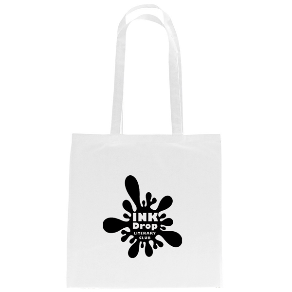 100% Natural Cotton Tote Bag.  30" Handles.  Spot Clean/Air... from ASI 61125 Hit Promotional Products / Hit®