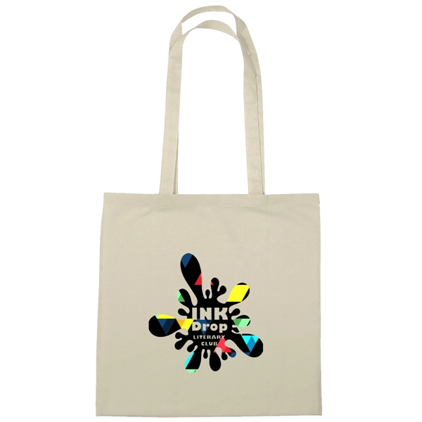 100% Natural Cotton Tote Bag.  30" Handles.  Spot Clean/Air... from ASI 61125 Hit Promotional Products / Hit®