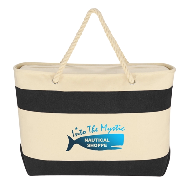 Large Cruising Tote with Rope Handles.  16 oz. Cotton Canvas.... from ASI 61125 Hit Promotional Products / Hit®