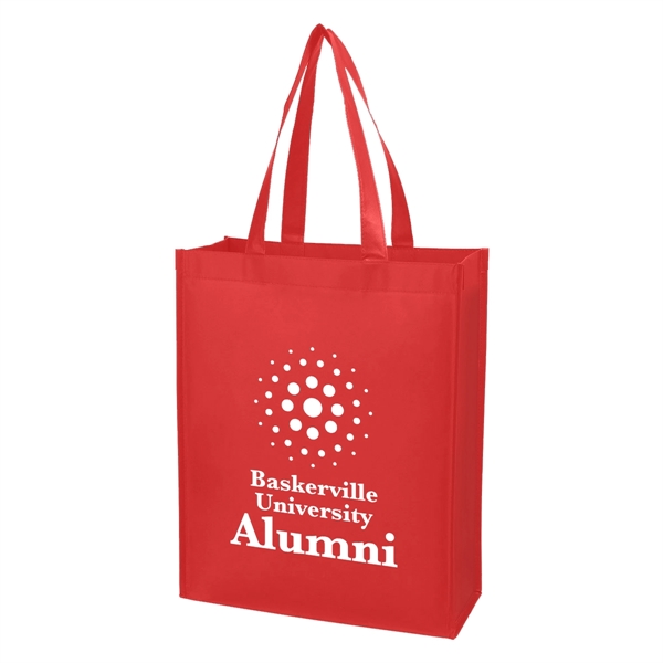 Matte Laminated Non-Woven Shopper Tote.  Made Of 80 Gram Laminated... from ASI 61125 Hit Promotional Products / Hit®