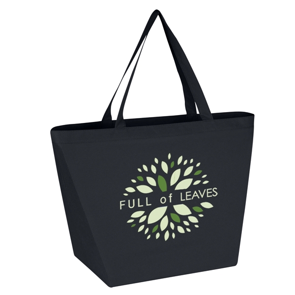 Non-Woven Budget Shopper Tote Bag.  Made of 80 Gram Non-Woven,... from ASI 61125 Hit Promotional Products / Hit®