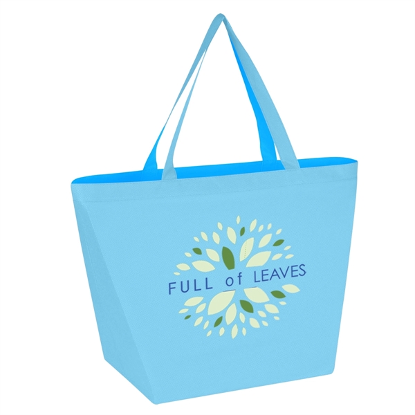 Non-Woven Budget Shopper Tote Bag.  Made of 80 Gram Non-Woven,... from ASI 61125 Hit Promotional Products / Hit®