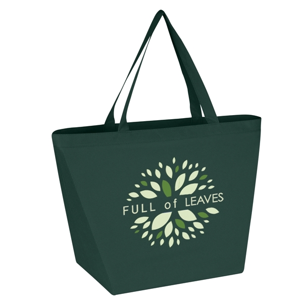 Non-Woven Budget Shopper Tote Bag.  Made of 80 Gram Non-Woven,... from ASI 61125 Hit Promotional Products / Hit®