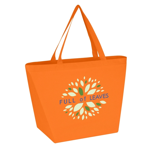Non-Woven Budget Shopper Tote Bag.  Made of 80 Gram Non-Woven,... from ASI 61125 Hit Promotional Products / Hit®