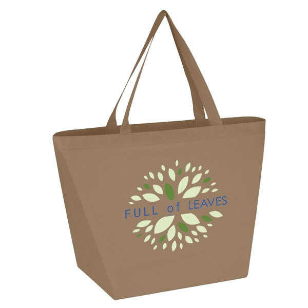 Non-Woven Budget Shopper Tote Bag.  Made of 80 Gram Non-Woven,... from ASI 61125 Hit Promotional Products / Hit®