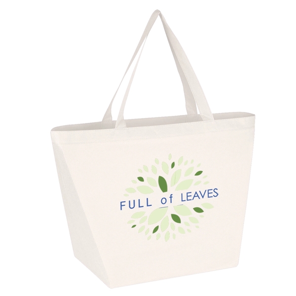Non-Woven Budget Shopper Tote Bag.  Made of 80 Gram Non-Woven,... from ASI 61125 Hit Promotional Products / Hit®