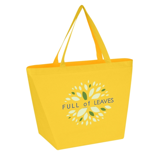 Non-Woven Budget Shopper Tote Bag.  Made of 80 Gram Non-Woven,... from ASI 61125 Hit Promotional Products / Hit®