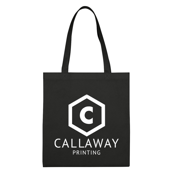 Non-Woven Economy Tote Bag.  Made of 80 Gram Non-Woven, Coated... from ASI 61125 Hit Promotional Products / Hit®