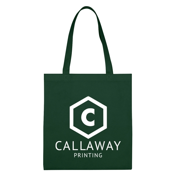 Non-Woven Economy Tote Bag.  Made of 80 Gram Non-Woven, Coated... from ASI 61125 Hit Promotional Products / Hit®