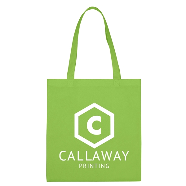 Non-Woven Economy Tote Bag.  Made of 80 Gram Non-Woven, Coated... from ASI 61125 Hit Promotional Products / Hit®