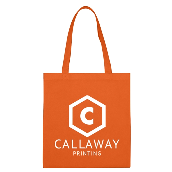 Non-Woven Economy Tote Bag.  Made of 80 Gram Non-Woven, Coated... from ASI 61125 Hit Promotional Products / Hit®
