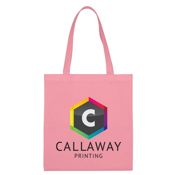 Non-Woven Economy Tote Bag.  Made of 80 Gram Non-Woven, Coated... from ASI 61125 Hit Promotional Products / Hit®