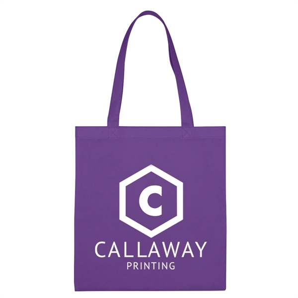Non-Woven Economy Tote Bag.  Made of 80 Gram Non-Woven, Coated... from ASI 61125 Hit Promotional Products / Hit®