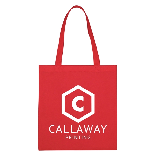 Non-Woven Economy Tote Bag.  Made of 80 Gram Non-Woven, Coated... from ASI 61125 Hit Promotional Products / Hit®