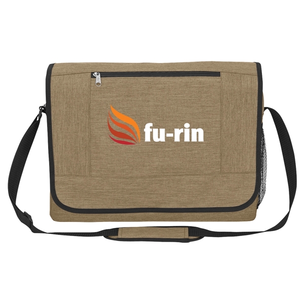 High Line Messenger Bag.  Made Of 600 Denier Polycanvas Material.... from ASI 61125 Hit Promotional Products / Hit®