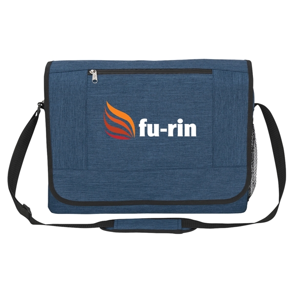 High Line Messenger Bag.  Made Of 600 Denier Polycanvas Material.... from ASI 61125 Hit Promotional Products / Hit®