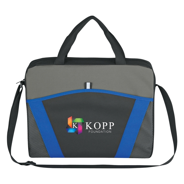 Messenger brief with large front pocket and adjustable shoulder strap.... from ASI 61125 Hit Promotional Products / Hit®