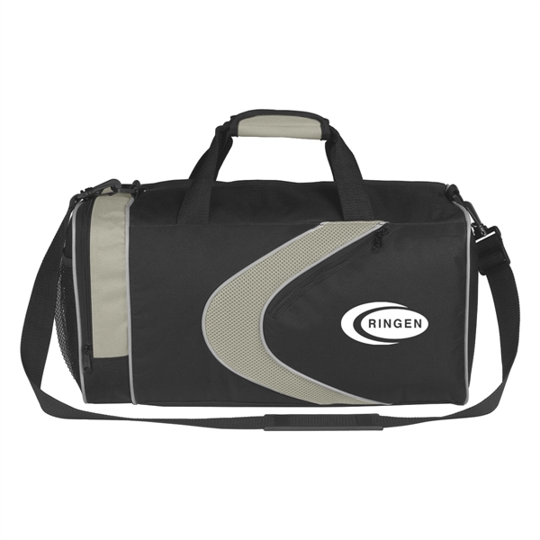 Sports duffel bag with top zippered compartment and shoulder strap.... from ASI 61125 Hit Promotional Products / Hit®